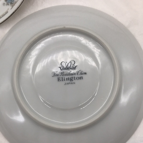 Porcelain China Elington Japan Quantity 3-Saucer’s - Picture 3 of 6
